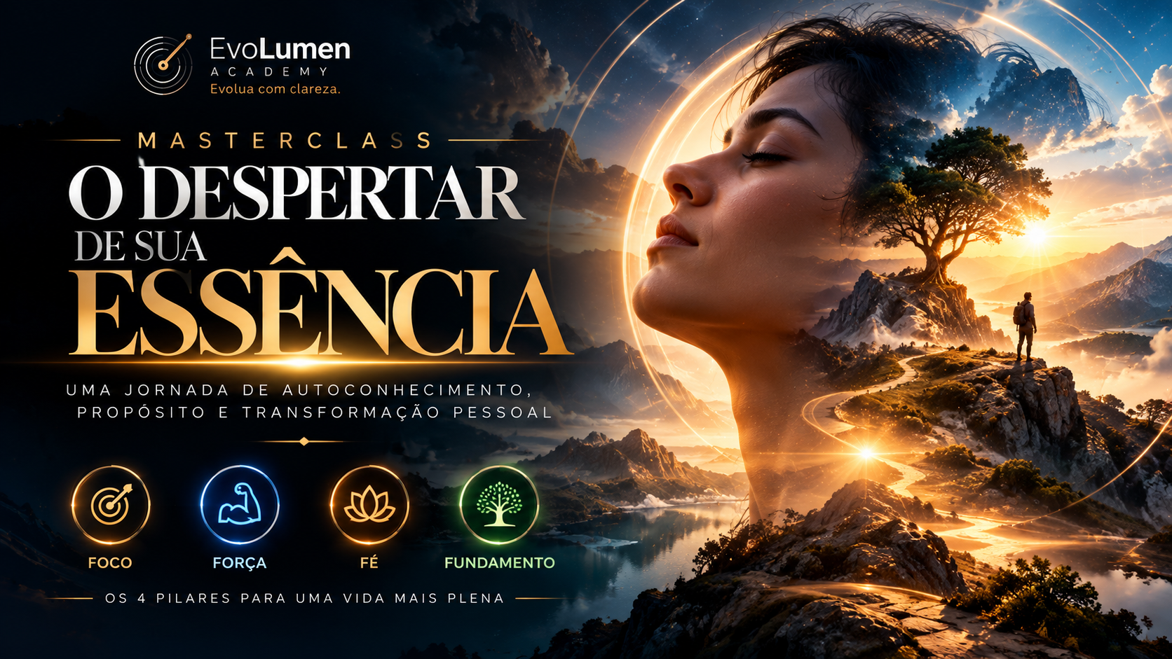 Capa oficial da Masterclass O Despertar de sua Essência